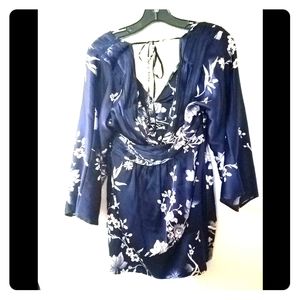 Bebe kimono style tunic dress